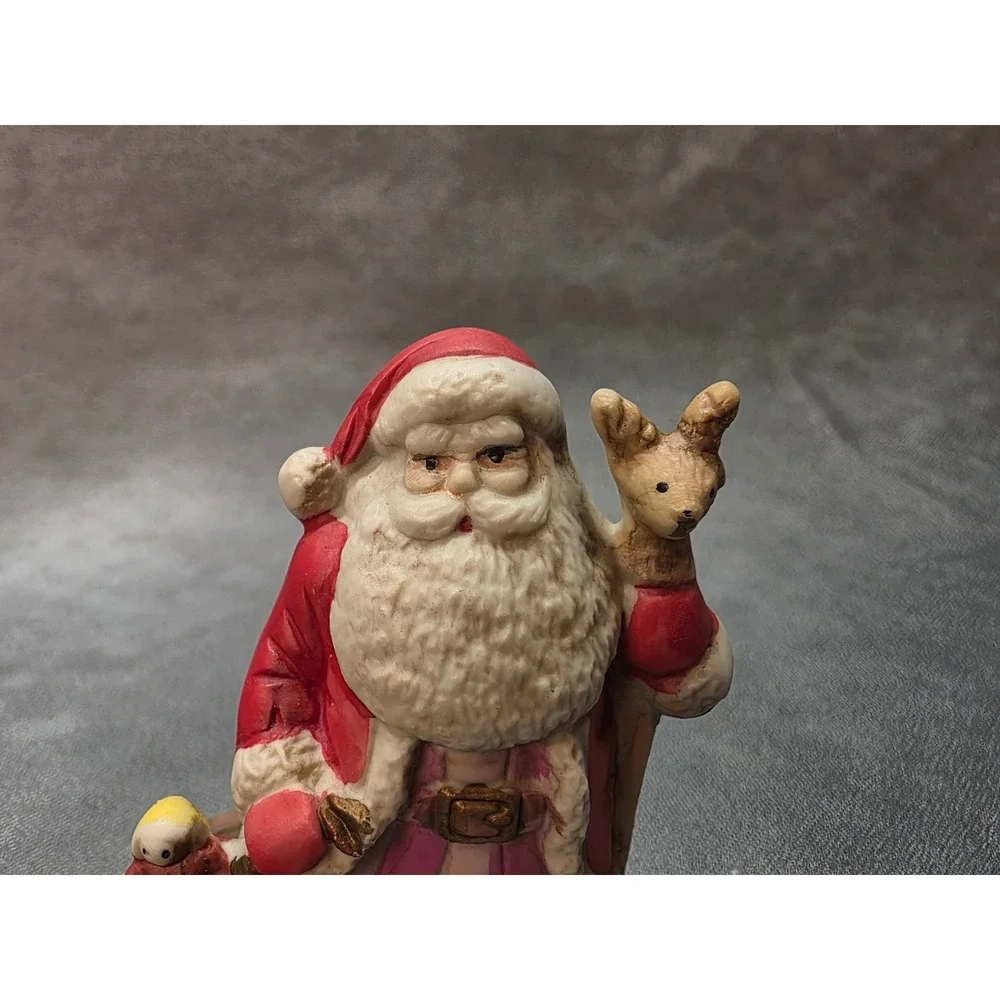 RSVP 1991 Sweden Santa Figurine Reindeer‎ Sled Christmas Collectible 8905